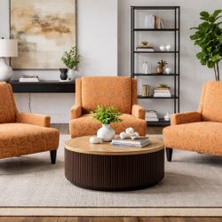 HBF Designer Lounge Chairs – Set of 3 – Commercial Grade – Excellent Condition