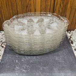 Anchor Hocking Vintage Glass Plate With Matching Cup