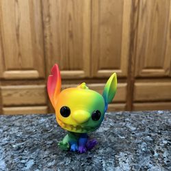 Funko Pop Disney Lilo & Stitch Pride Rainbow # 1045.  No Box Preowned 