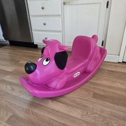Little Tikes Rockin' Puppy in Magenta. 