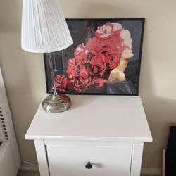 Great Deal! Nightstand + Lamp – All for $79