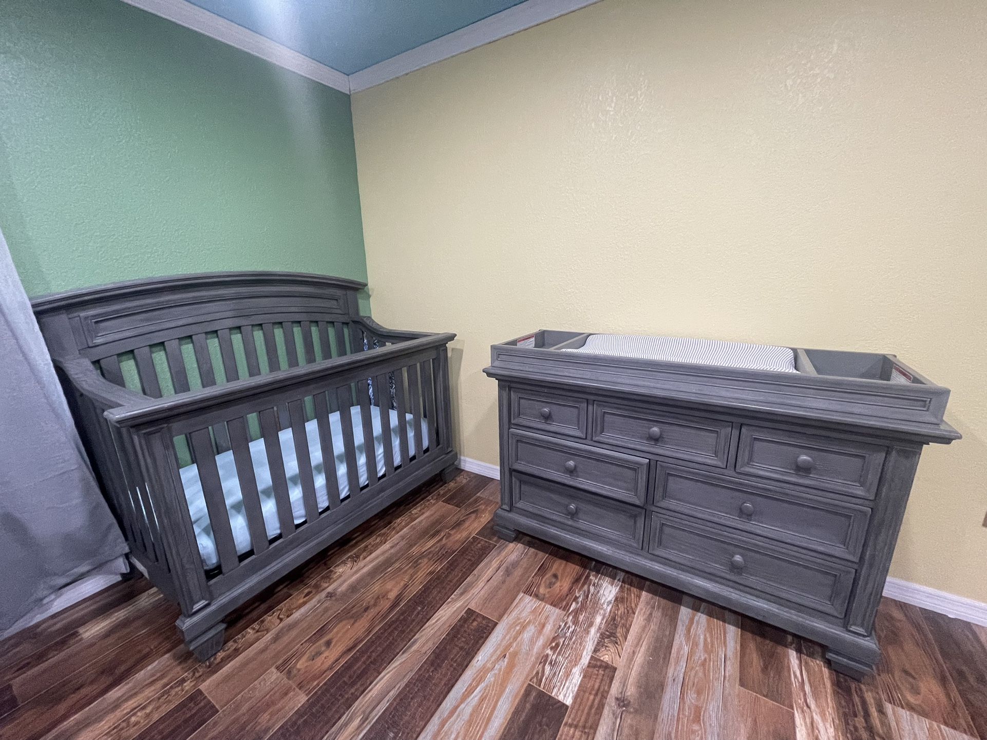 Crib And Changing Table