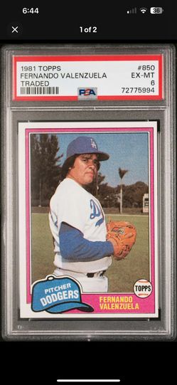 1981 Topps Fernando Valenzuela