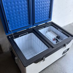 75L Down Under Dual Zone Portable Fridge-Freezer 33”x20.5”x18.5”H 