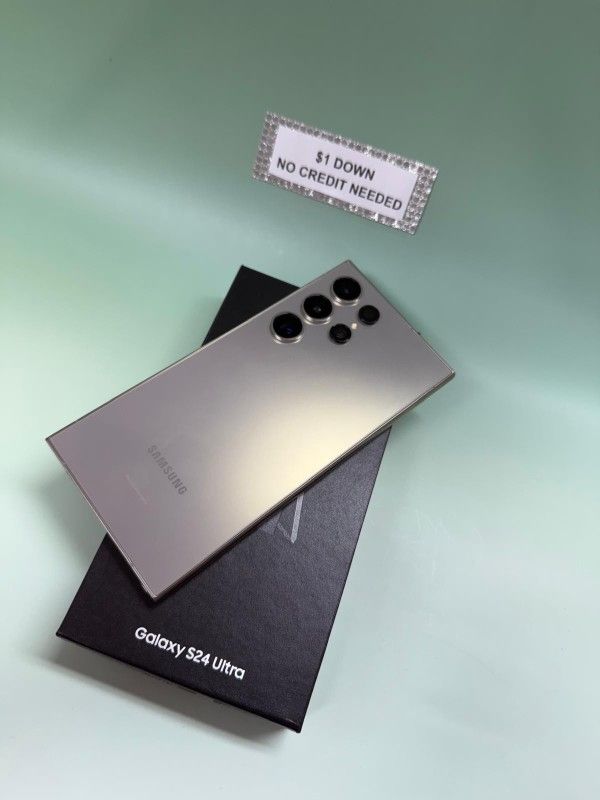 Samsung Galaxy S24 Ultra 5G - Only $1 Today Pay The Rest Later!