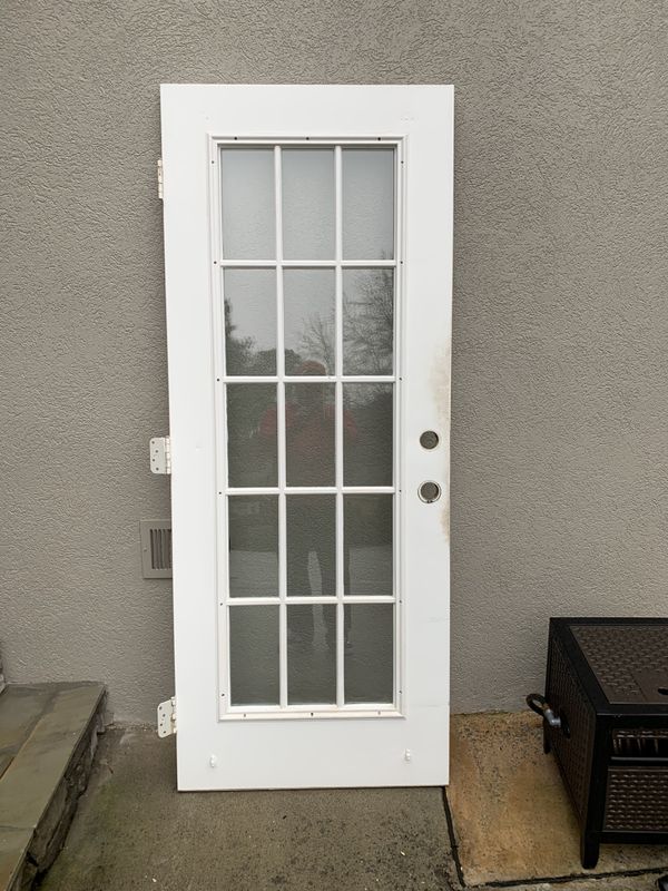 32” exterior door with glass insert for Sale in Smyrna, GA