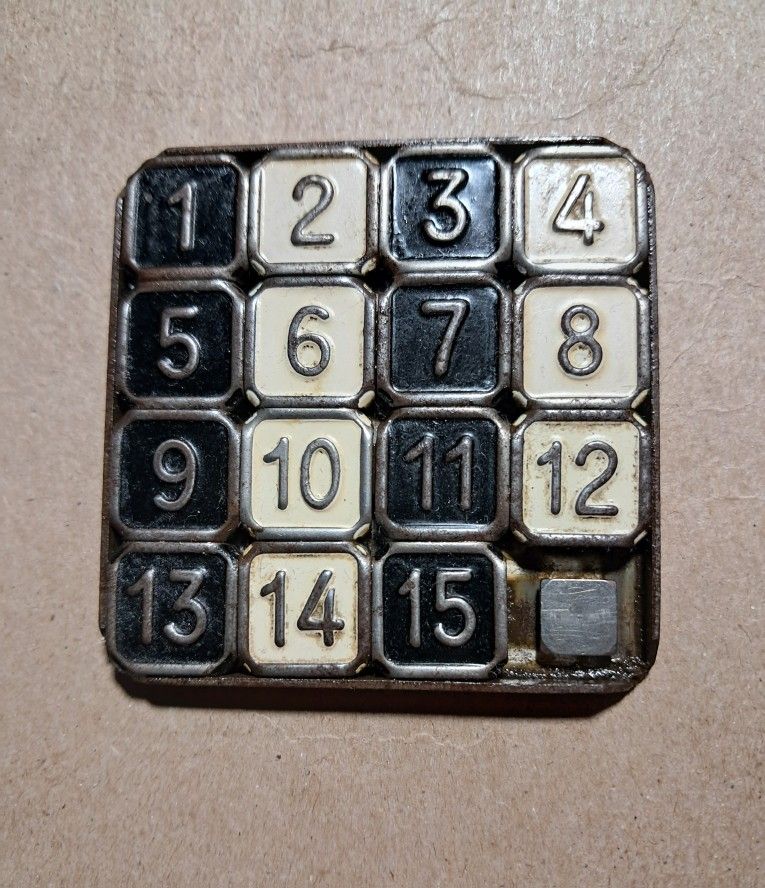 Nineteen thirties number puzzle game