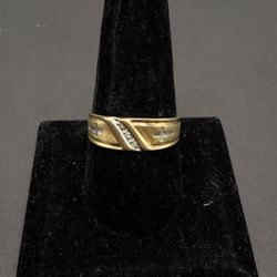 Gold Stone Ring