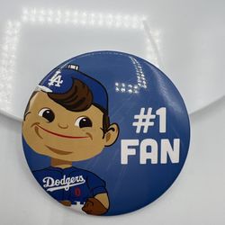 #1 Fan Game Button Original Straight From Dodger Stadium