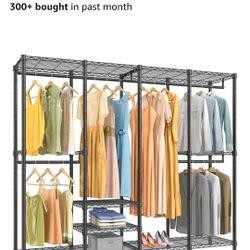 Black Clothing Rack 