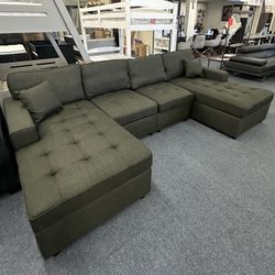 Green Sectional 