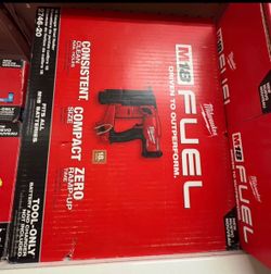 Milwaukee new 18ga Brad nailer fuel