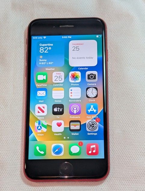 NICE RED APPLE iPhone 8 64GB UNLOCKED Phone QUEENS PICK UP