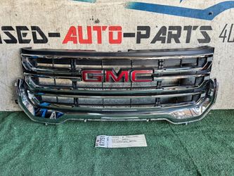 2020 - 2021 - 2022 - 2023 GMC ACADIA FRONT BUMPER GRILLE OEM AY67751 w/emblem