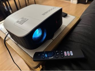 100” 16:9 Projector & Retractable Screen 4K 5G WiFi Bluetooth Dolby Audio