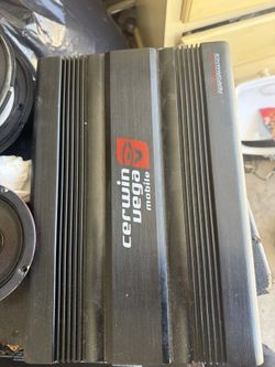 2 12s In Ported Box With Cerwin Vega Amp