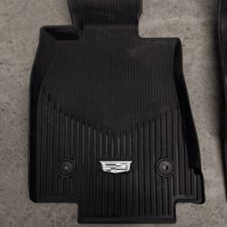 2020-2025 Cadillac CT4 All Weather Front & Rear Floor Mats (contact info removed)8 Black OEM GM