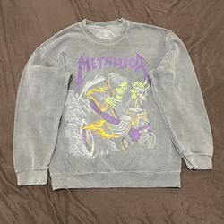 Vintage Metallica Sweatshirt Gary Metallica Here Comes Revenge Pullover Mens S