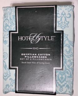 Hotel Style King Egyptian Cotton Sheet Set and 4 Pillowcases
