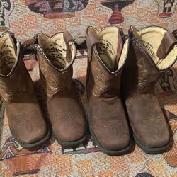 Child’s Boots Size 5 And 8 