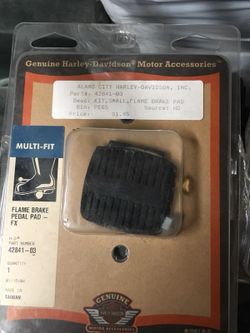 Harley Flame Brake Pedal Pad