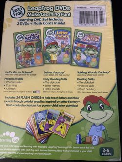 LEAP FROG Learning DVD Set (DVD) NEW! for Sale in Lewisville, TX