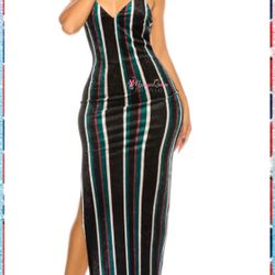 Jazzy Night Dress Blue 