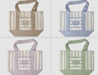 Trader Joe’s striped bags set