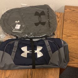 Under Armour Backpack and Duffle Bag