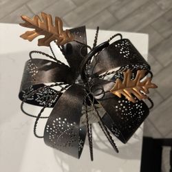 Metal Pumpkin Decoration