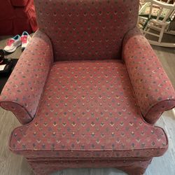 Red Patterned Chair