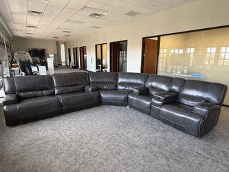 Leather Couch (Reclining)