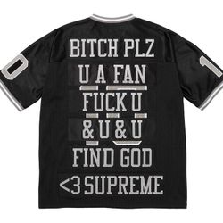 SUPREME FIND GOD FOOTBALL JERSEY SIZE MEDIUM 