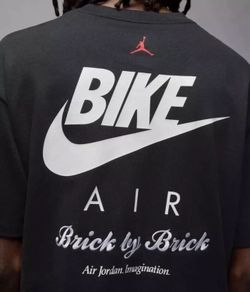 Jordan x Nigel Sylvester Brick by Brick Tee Black Men’s XL HQ1736-010 (NWT)