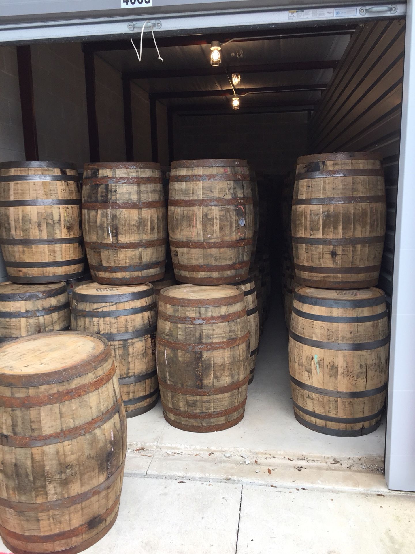 Whiskey barrels