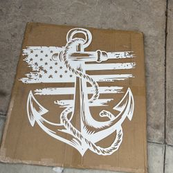 Metal Wall Anchor Art