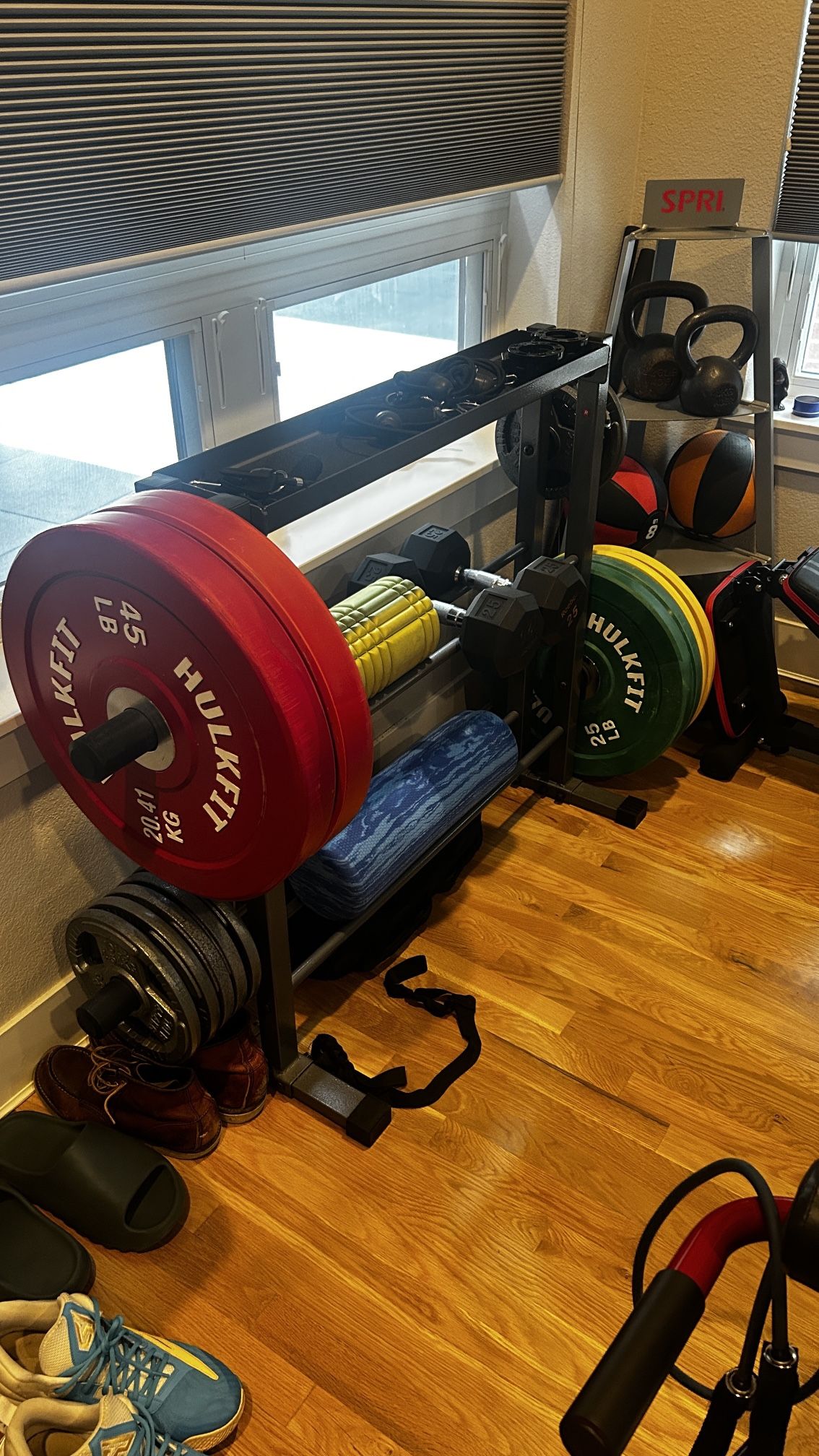 Full Home Gym Package - Weights, Bench, Sled, More - High Quality