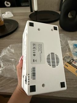 Shipping label machine package