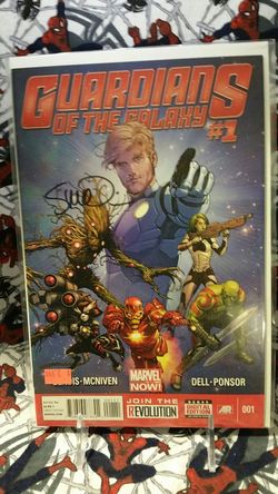 Guardians of the Galaxy #1 signed by Steve McNiven