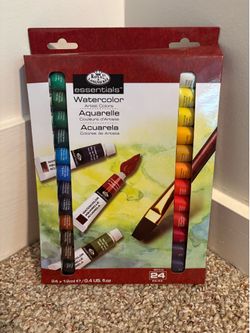 Royal & Langnickel Essentials Watercolor Paint Set 24 Tubes