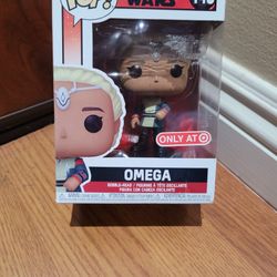 FUNKO POP! STAR WARS OMEGA! BRAND NEW IN BOX! HAS SONE STICKER RESIDUE! 