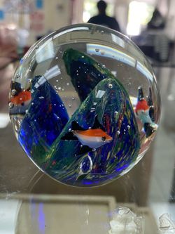 Art glass paperweight