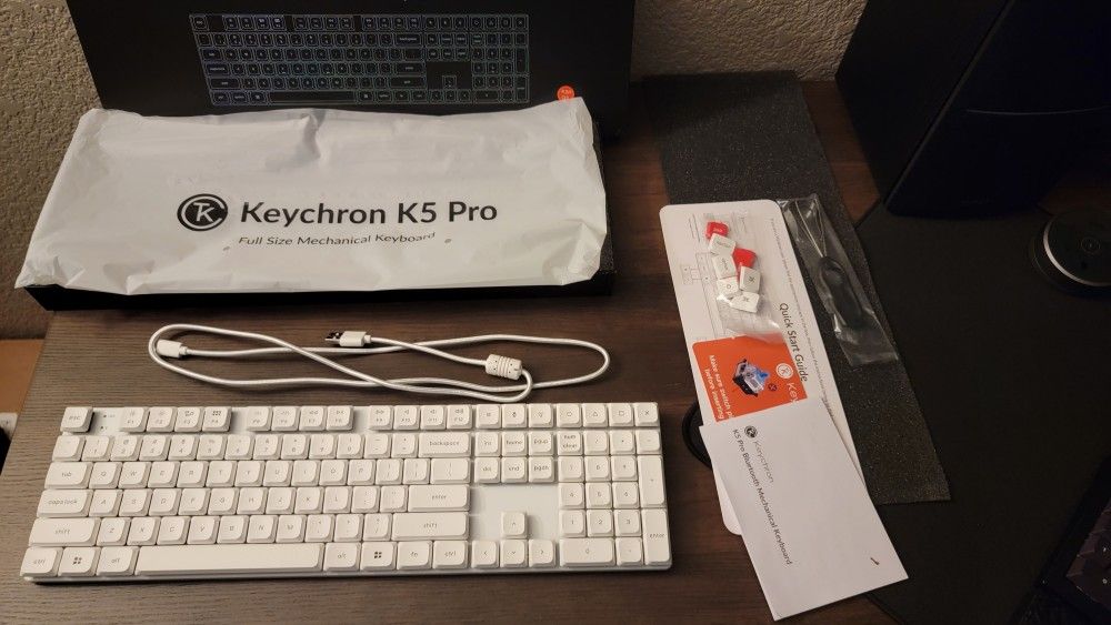Keychron K5 Pro Brown Switches White