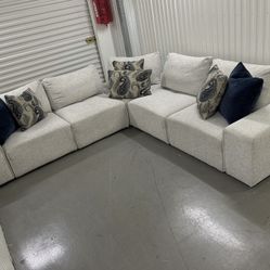 Grey Modular Sectional Set - Free Delivery 