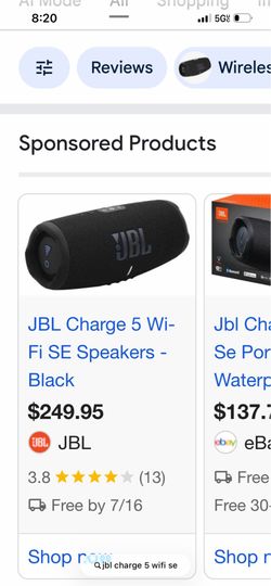 Jbl charge 5 WiFi se