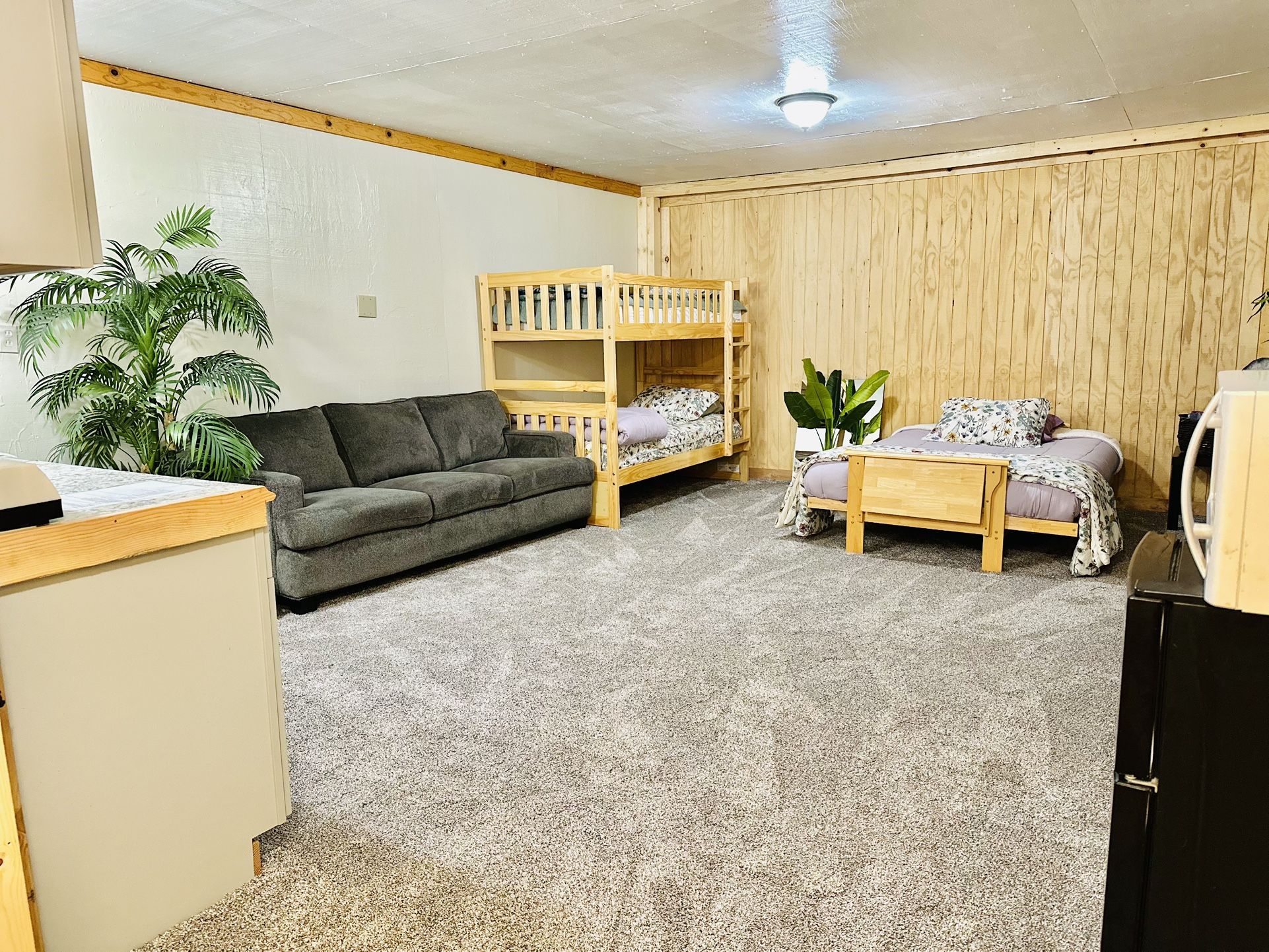 Wooden Bunk bed With mattress