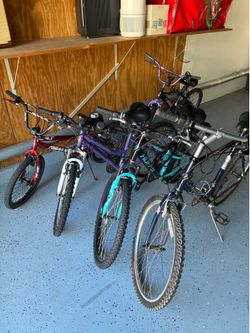 5 bikes in great condition all together