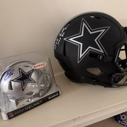 Dallas Cowboys Signed Helmets