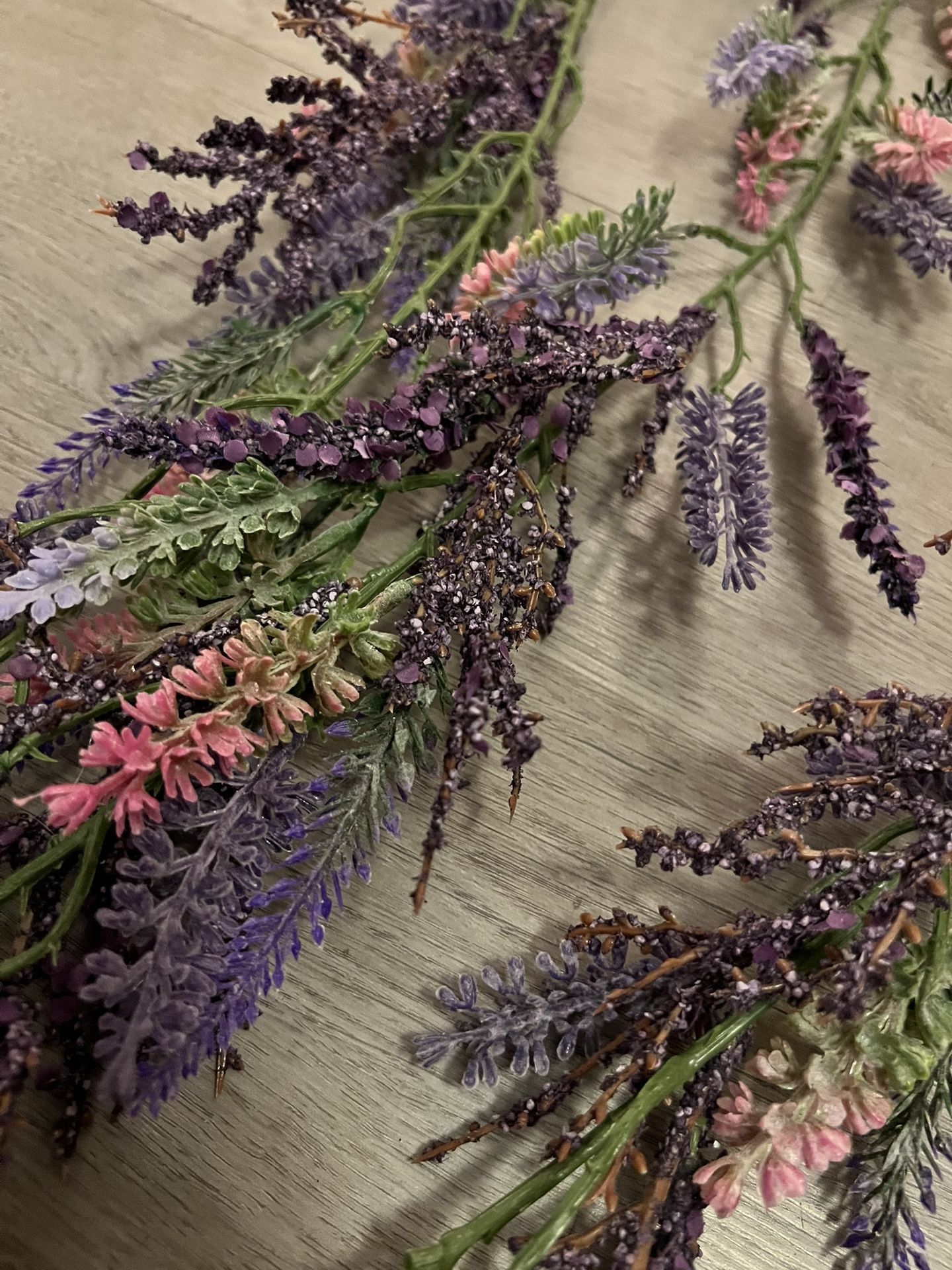 Artificial Lavender Garlands