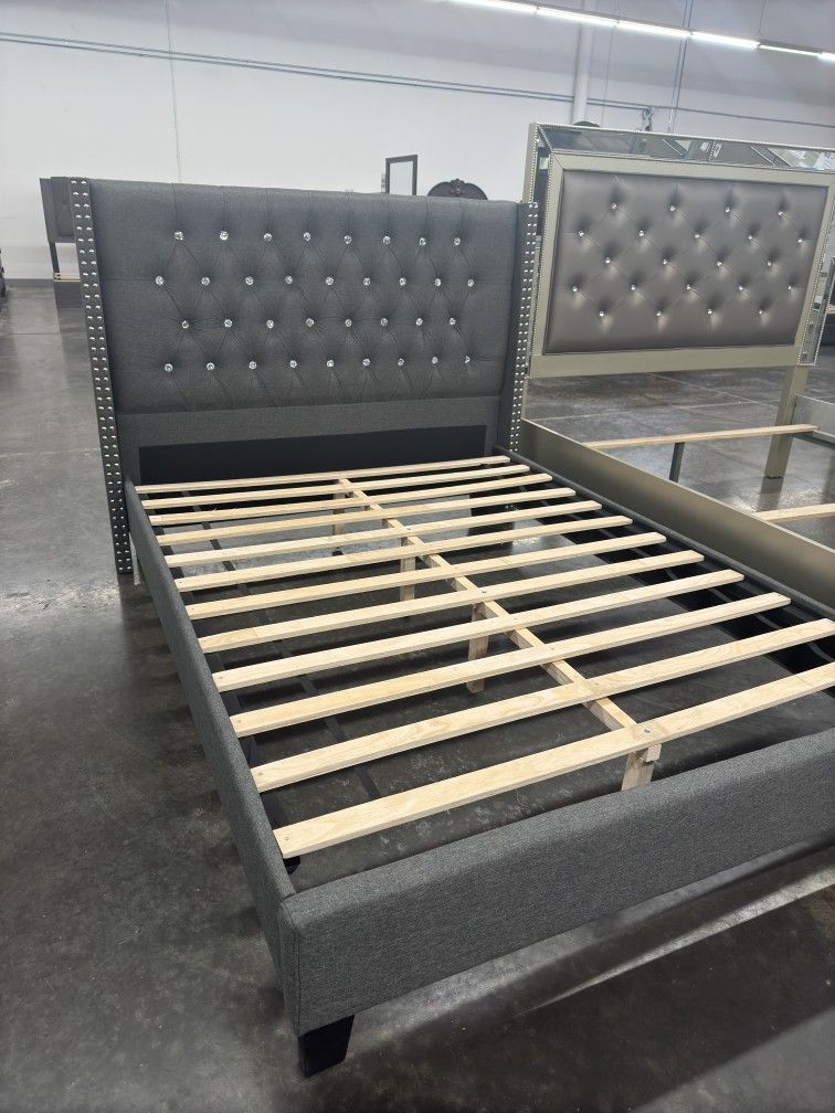 Queen Size Grey Crystal With Ortho Matres!!!!